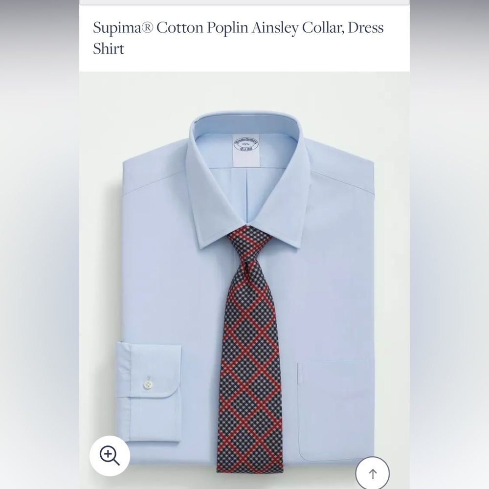 Brooks Brothers NWT Regent fit 100% Supina Cotton Non-Iron shirt